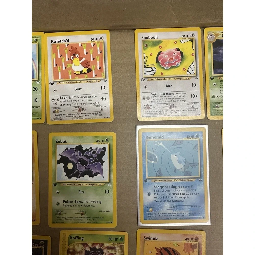 25 Vintage pokemon card collection LP-DMG Shadowless and first editions see pics